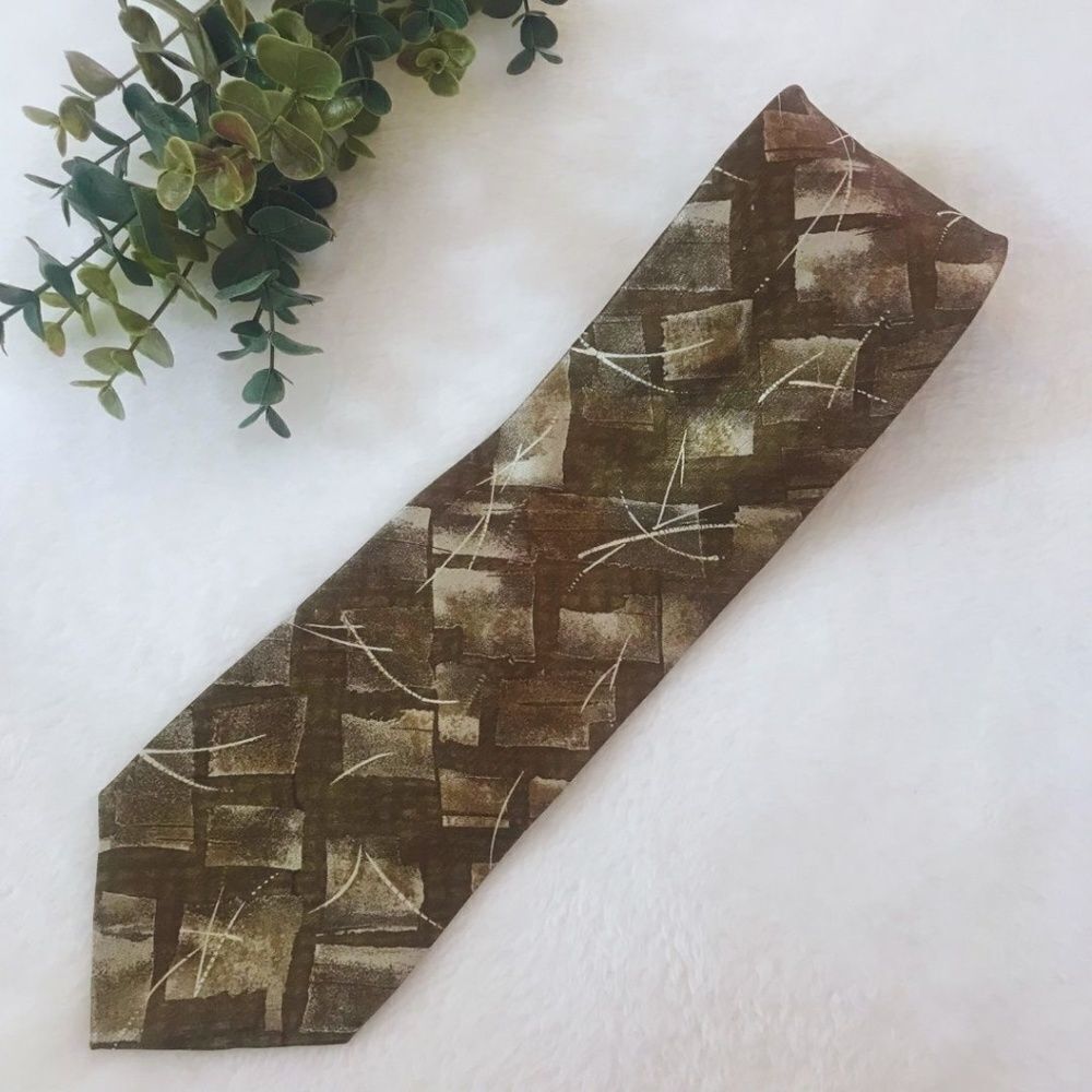 Stringbeans men's abstract print tie‎